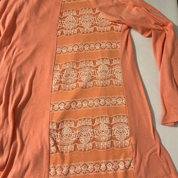 FEMME By Tresics Women's Cardigan Open Waterfall Front Long Sleeve Size Large - Picture 7 of 8